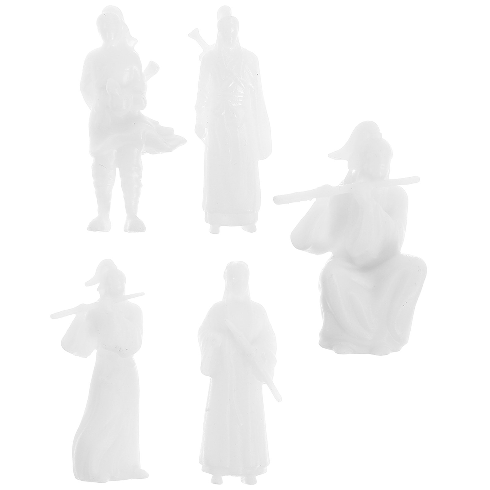 Bonsai Garden Art - 5Pcs Ancient Chinese Warrior Miniature Ornaments
