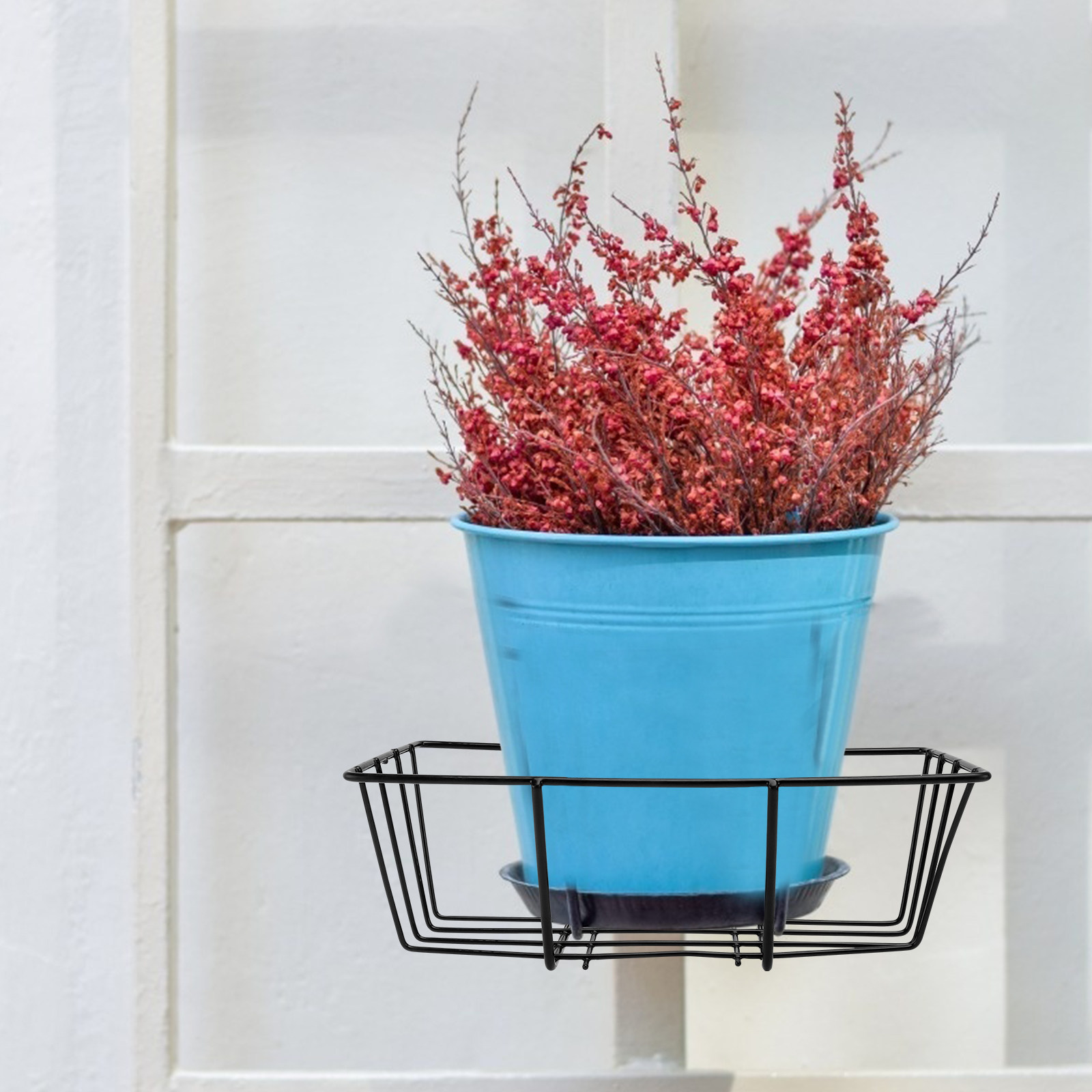 Bonsai Garden Plants - 1Pcs Rustproof Iron Flowerpot Holder Decorative