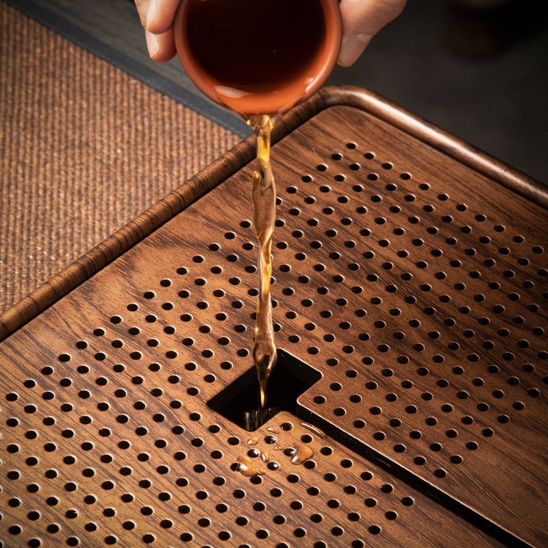 Rectangular Bamboo Tea Tray wi - đánh giá và giá Drip Tray Saucer