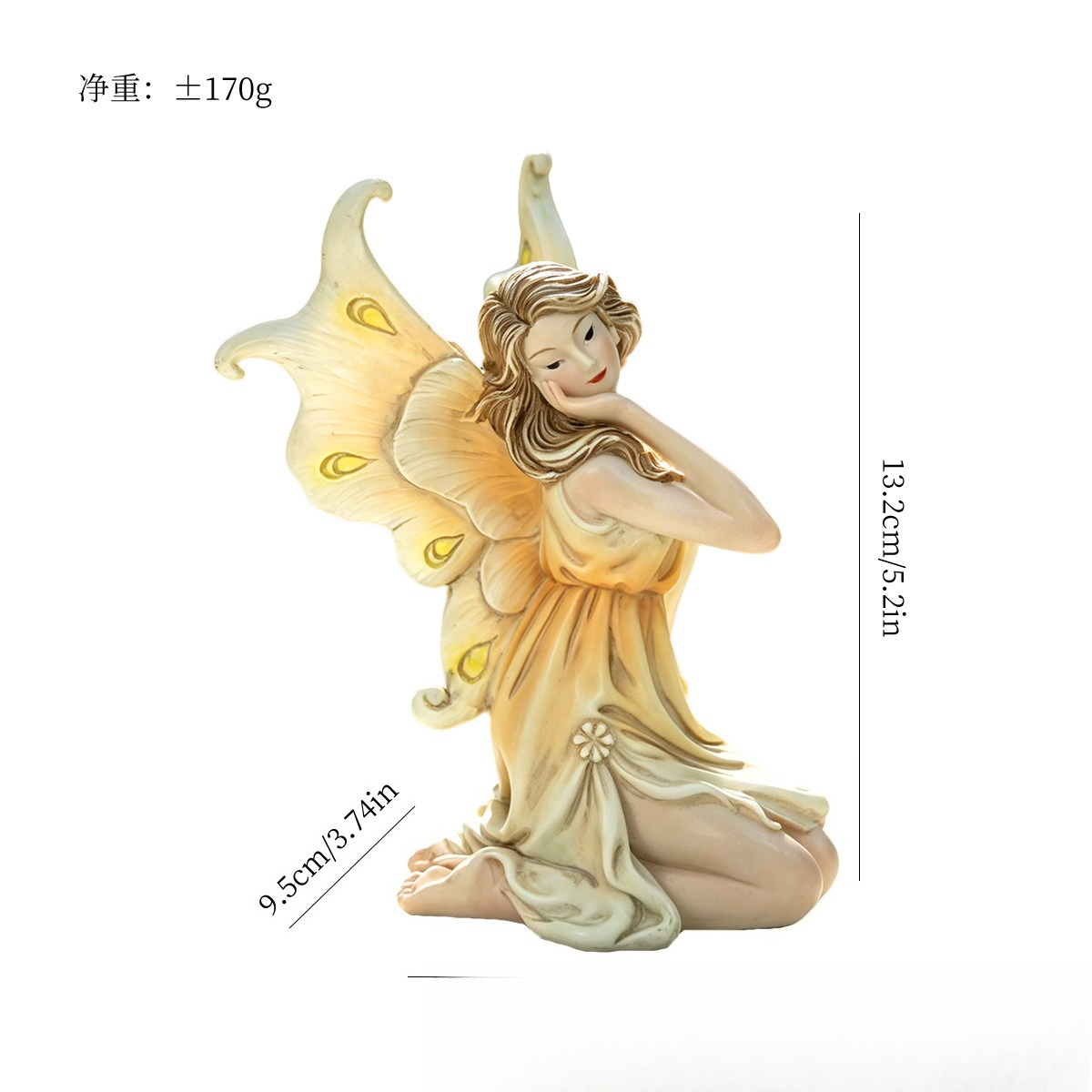 Kneeling Fairy Statue Elegant  - đánh giá và giá Bonsai Garden Plants