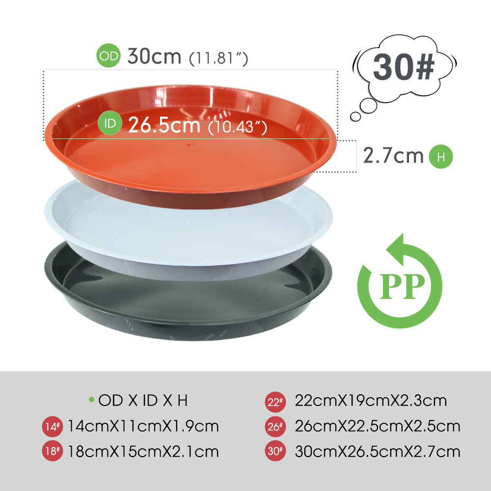 3-5PC Durable Plastic Plant Sa - đánh giá và giá Drip Tray Saucer