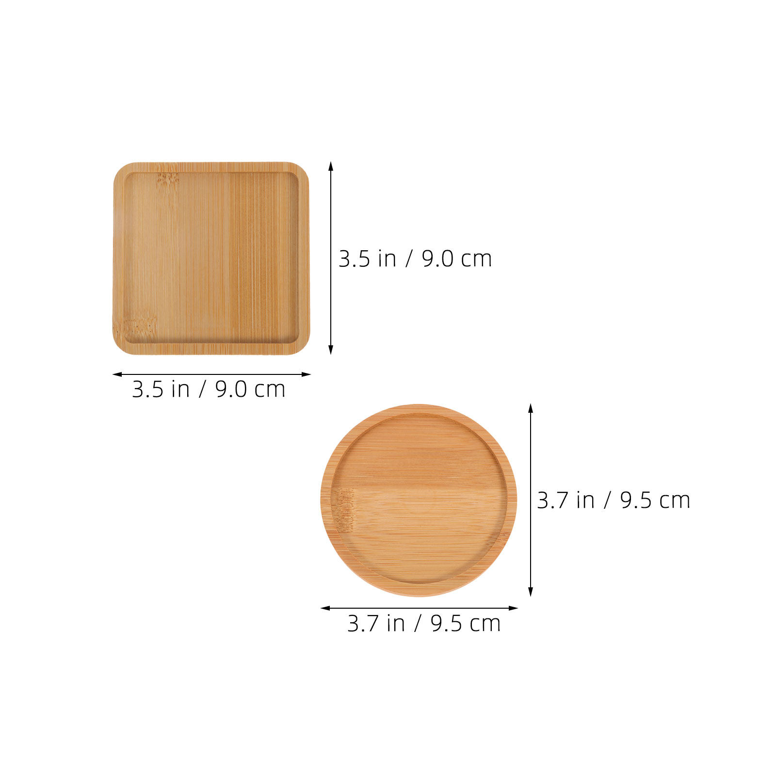 10Pcs Bamboo Drink Coaster Sau - đánh giá và giá Drip Tray Saucer