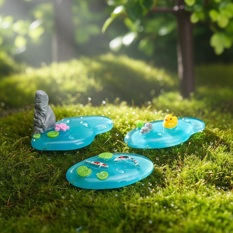 Mini Resin Pond Ornaments Koi  - đánh giá và giá Bonsai Garden With Koi Pond