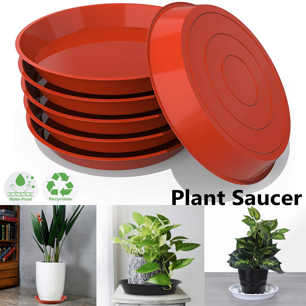 3Pcs Garden Round Flower Pot D - đánh giá và giá Drip Tray Saucer